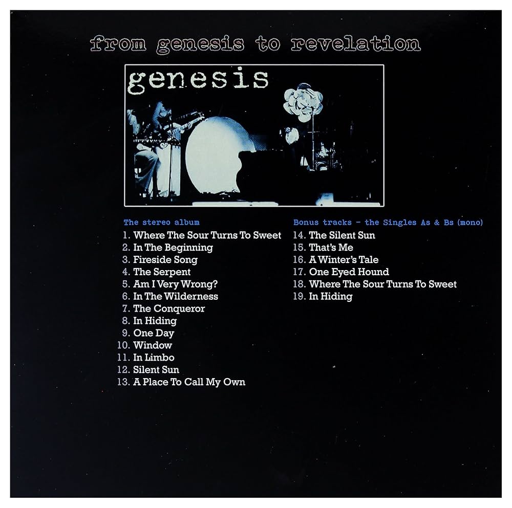 From Genesis to Revelation［カセット］ From Genesis to Revelation (1969) – Critter Jams